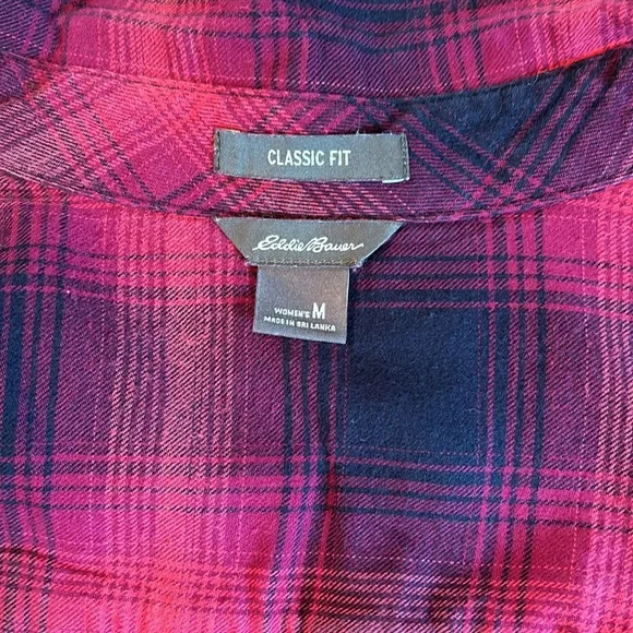 Eddie Bauer M Plaid Shirt - Picture 4 of 10